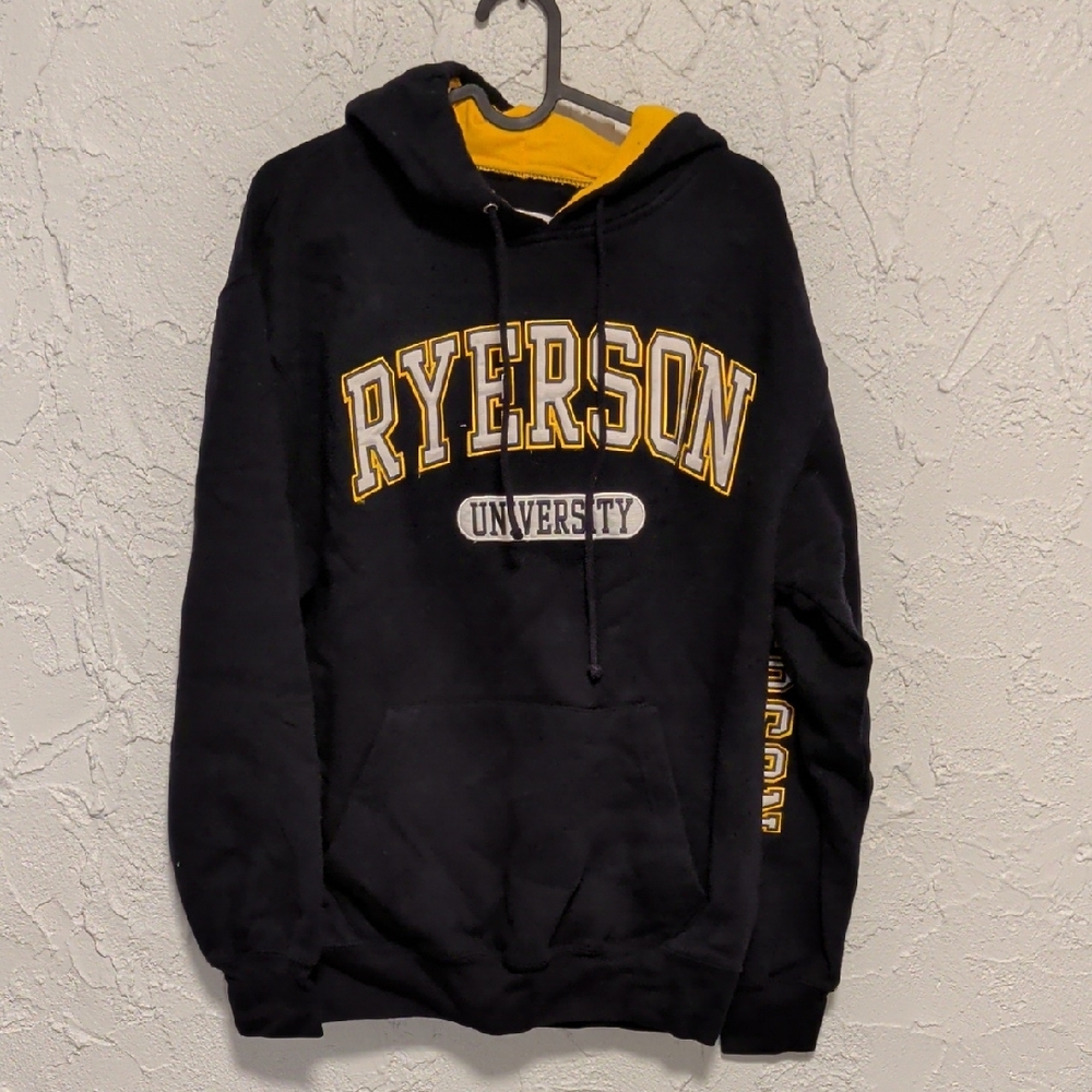 MV Sport Black and Gold Ryerson University Hoodie